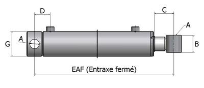 Vérin double effet hydraulique soudé_0