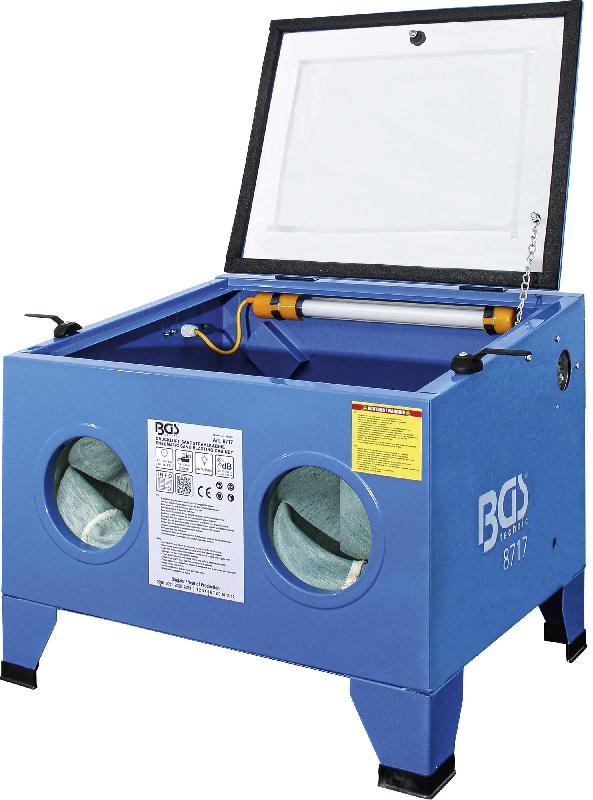 Cabine de sablage à air comprimé BGS 8717 - dimensions 585x495x415/485 mm - pression 6,2 bar_0
