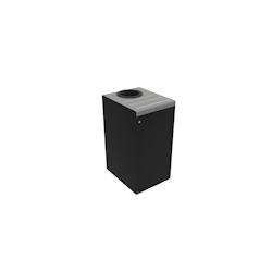 Rossignol - Meuble de tri ALITRI 110L pour restaurants collectifs - Acier traité anti-corrosion - Gris acier 53325_0
