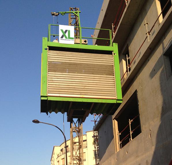 Ascenseurs de chantier série xmh mono-mât_0