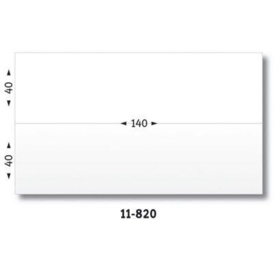 Avery 11820 Etiquettes adhésives blanches pour affranchissement 140 x (2 x 40) mm - Boîte de 1000_0