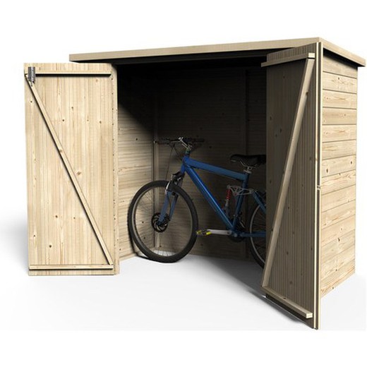 Brycus - abri pour 2 vélos en bois décor et jardin - 11750-000_0