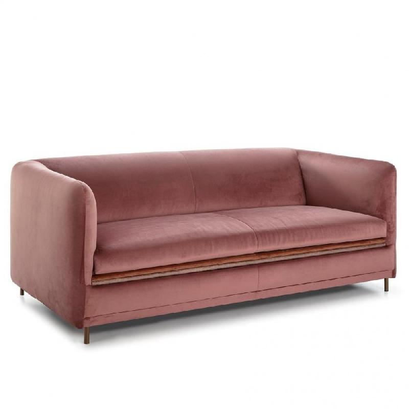 Canapé convertible CHEESE - couchage 140x190 cm - tissu personnalisable - matelas 13 cm - mécanique 3 plis_0