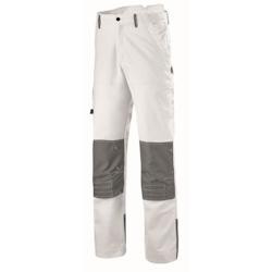 Cepovett - Pantalon blanc gris renforcé pour peintre CRAFT PAINT Blanc / Gris Taille 52 - 52 blanc 3184375738243_0