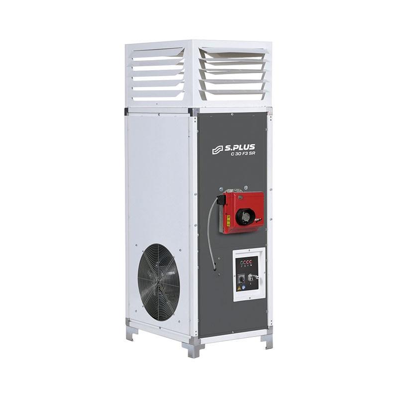 Chauffage mobile vertical à combustion indirecte au fioul COMPAC 30 F3 SR - SPLUS - 2181304_0