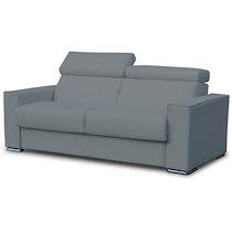 CITY Canapé lit Andorra 3 places micro fibre gris foncé 160 cm_0