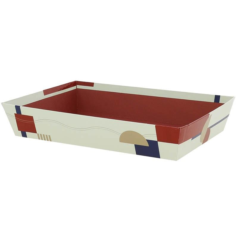 Corbeille carton rectangle Terracotta 26x20 -_0