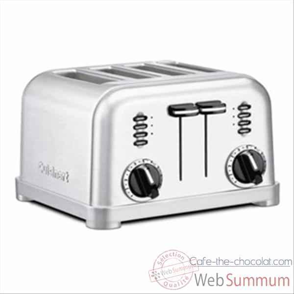 Cuisinart toaster 4 tranches acier brossé 610075_0