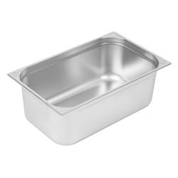Equipementpro - Bac inox 18/10 GN 1/1 professionnel Vogue 200mm - Capacité 28L_0