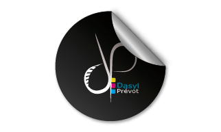 Étiquette adhésive - Dasyl Prevot - 1 à 8 couleurs, vernis UV, dorure et gaufrage_0