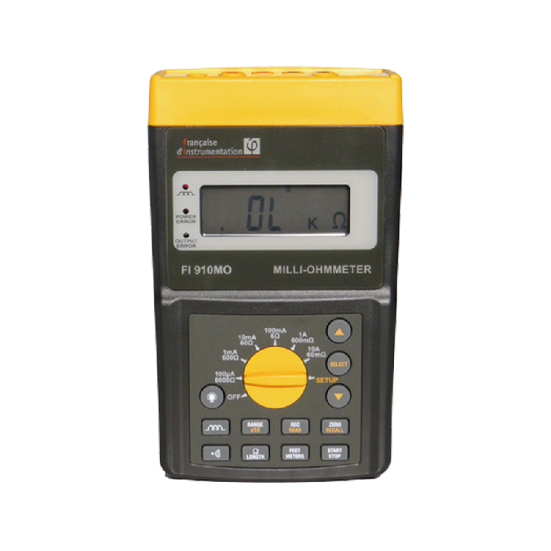 FI910MO | Micro-milliohmmètre portable 10 A, résolution 1 micro-ohm_0