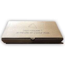 Carton à pizza brun taille 33x30x4 - Vendu par 100 - 3760365401139_0