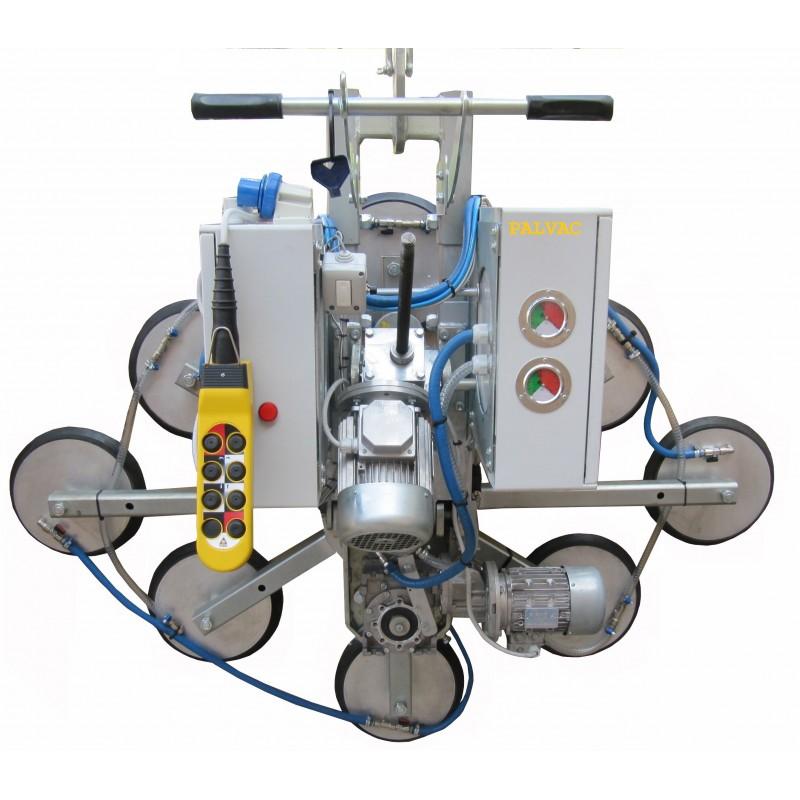 Palonnier à ventouses VB8 - 800 kg - 8 ventouses Ø 300 mm - Pour manutention de vitrage sur chantier_0