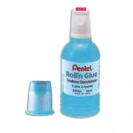 PENTEL COLLE SYNTHÉTIQUE TRANSPARENTE  FLACON ROULETTE 30ML