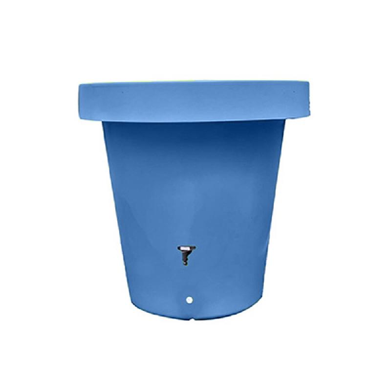 PLAST'UP ROTOMOULAGE Carré de plantation récupérateur d'eau de pluie mural lluvia 420l - BLEU - bleu 0750122560394_0