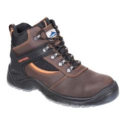 Portwest - Chaussures de sécurité montantes MUSTANG Steelite S3 marron - Taille 36 - Cuir pleine fleur - Semelle SRC antidérapante_0