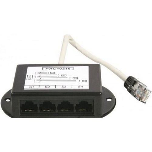 2 Répartiteurs Téléphoniques RJ11 6P4C - Mâle Vers 5 Femelles - Pour Fax, Téléphones Fixes