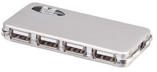 Manhattan Hub USB 2.0 - Haute Vitesse, 4 Ports, avec Bloc d'Alimentation, 480 Mbit/s, Plug and Play_0
