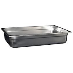 Bac Gastro Inox AISI 304 GN 1/1 Plein H. 100 mm - Gastroland - 3701666000997_0