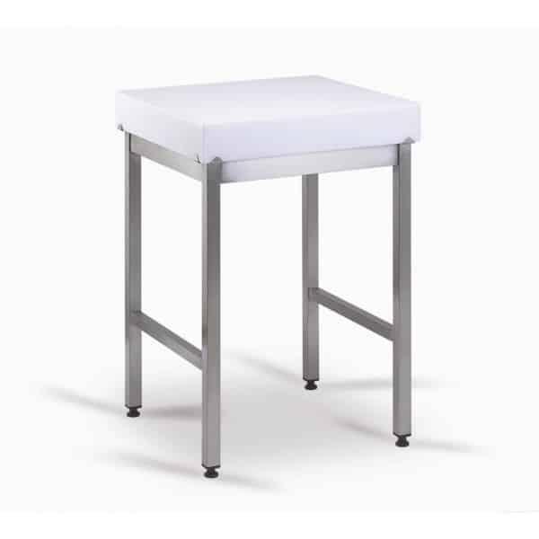 Billot de cuisine polyéthylène L 600 x l 600 mm, livré à plat_0