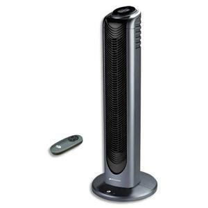 Bionaire ventilateur colonne design programmable- hauteur 74cm - télécommande - noir anthracite_0