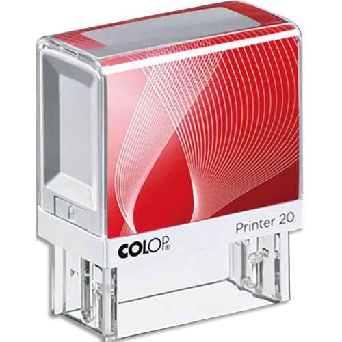 Colop tampon printer 20/1 à composer soi-même avec 1 police de caractères. 4 lignes_0