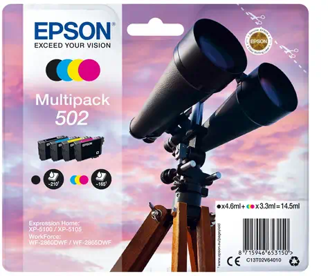 Epson Multipack 4-colours 502 Ink_0