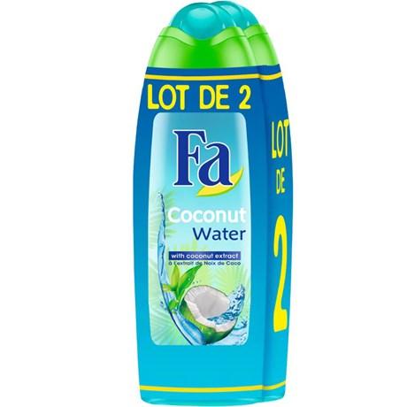 GEL DOUCHE COCONUT WATER FA 2 X 250 ML