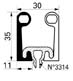 Joint porte isotherme coulissante positive ou négative pour chambre froide n8511_0