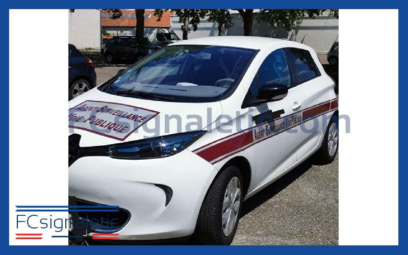 Kit sérigraphie ASVP bordeaux pour véhicule léger et petits utilitaires_0