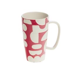 Maxi mug Ohana 46 cl -  Rouge Rond Grés Amadeus 12.19x8.599 cm - rouge 3520071956336_0