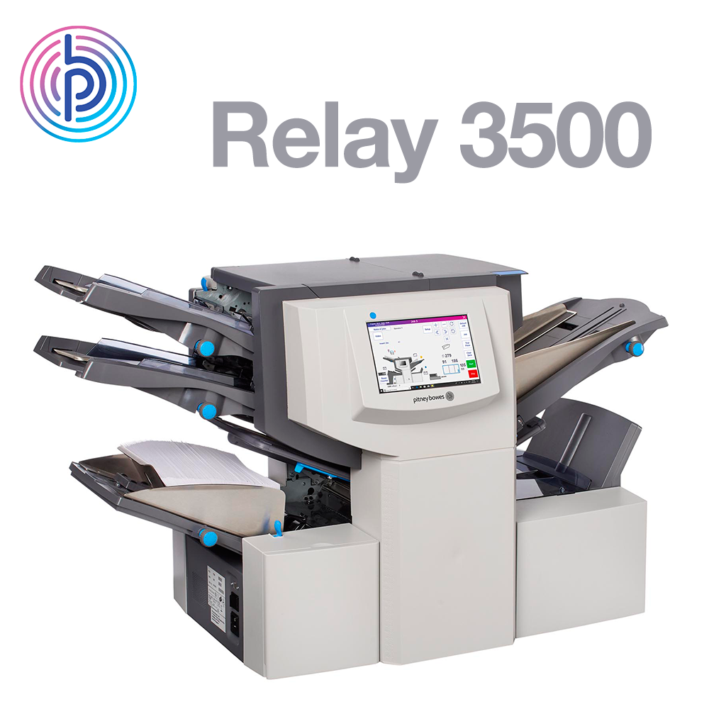 Mise sous plis PITNEY BOWES - Débit jusqu'à 3 000 à l'heure - Relay 3500_0