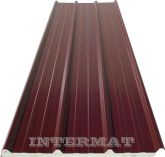 Panneau sandwich imitation tuile - Couverture isolante pour bâtiments - Épaisseurs 40, 50, 60 mm_1