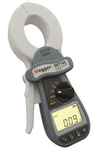 Pince de terre DET14C - 0,05-1500 Ohms - CAT IV 600V - 50mm - Mesure du courant de fuite 0,2-35A - MEGDET14C_0