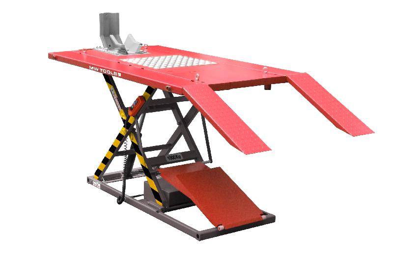 Pont moto/quad électrique professionnel 230V - 1,1kW - 1000kg 2250x1270mm MW Tools ESB1000W_0