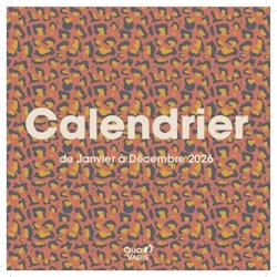 Quo Vadis - Calendrier à feuillets spiralé - 2026 - Français - Eterny - Multicolore - 12 mois de janvier à décembre - 30x30 cm - 238563Q_0