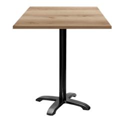 Restootab - Mange-debout 70x70cm - modèle Bazila chene delano - marron TB-BZ4FF-7070M-CH.DELA_0
