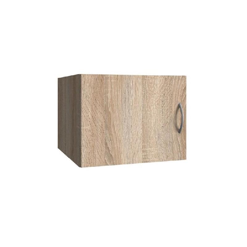 SURMEUBLE COLONNE DE RANGEMENT LUND 1 PORTE CHÊNE NATUREL 45 X 54 PROFONDEUR_0