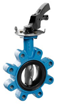 Vanne papillon taraudée AMRI - Corps en fonte GS - Manchette EPDM - Pour eau et chauffage_0
