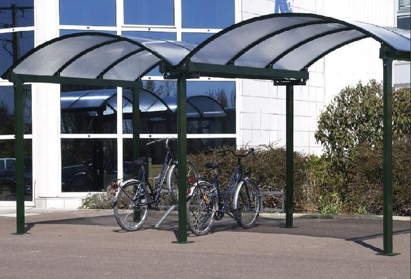 Abri multi-usages latéral en aluminium brut - Toiture polycarbonate - 2500 mm x 2800 mm_0