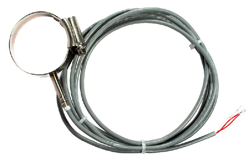 ASL1463-C150 - Sonde Pt100 Classe B montée sur collier inox 150 à 250 mm - Température -50°C à 220°C_0