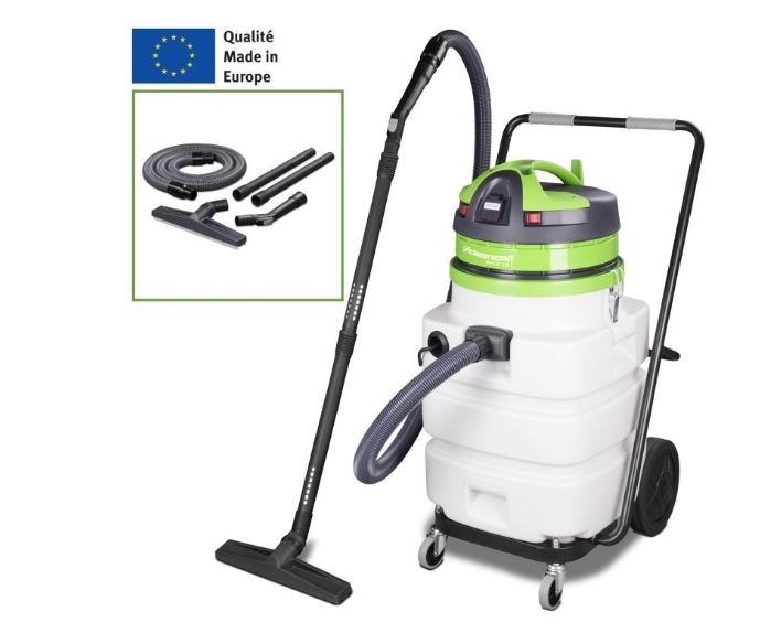 Aspirateur d'atelier Cleancraft flexCAT 290 EPT - 2 moteurs - Cuve 90L - Pompe intégrée_0