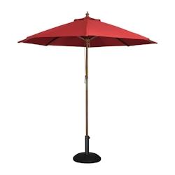 Bolero Parasol de Terrasse Professionnel Rouge à Poulie de 2,5 m - rouge GL304_0