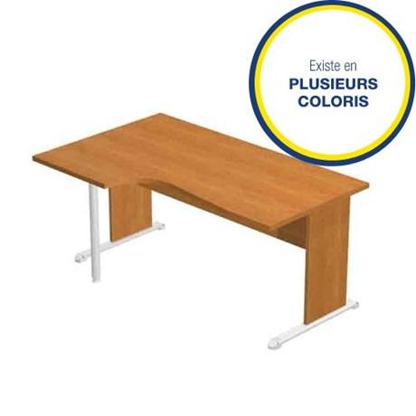 BUREAU OPÉRATIONNEL 90° GAUCHE PIEDS L MAIA 160 CM (COLORIS AU CHOIX)