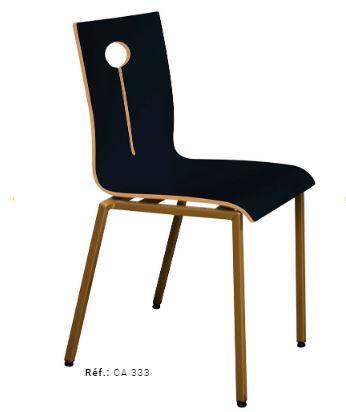 Chaise de restaurant 333 - assise standard - 86cm de hauteur - 6,8kg_0