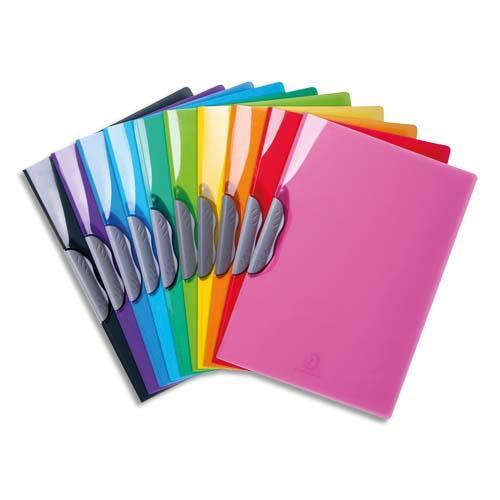 CHEMISES CLIP DESIGN IDERAMA EXACOMPTA - POLYPOPYLENE - COLORIS ASSORTIS