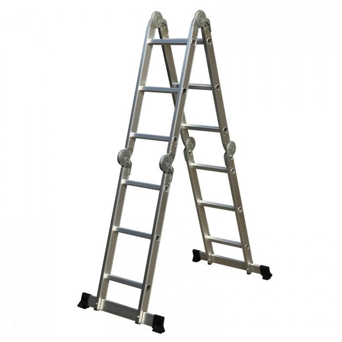 Échelle multi-usage en aluminium - 4 x 3 marches_0