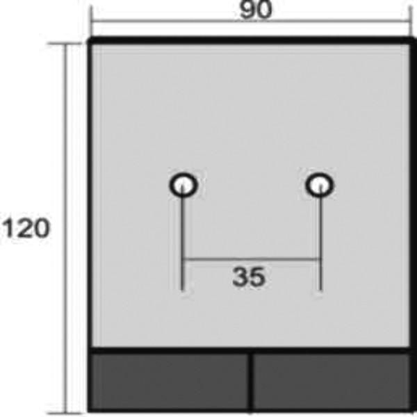 GRATTOIR CARBURE 120X90X5 / DUTZI 255038001