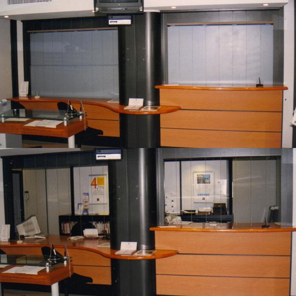 Guichet à blindage mobile - Haute protection pour banques, bijouteries, bureaux de change et stations-services_0
