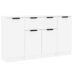Helloshop26 - Buffet bahut commode armoire meuble de rangement organisateur cuisine salle de séjour salons 3 pcs bois d'ingénierie 02_0037003 - 3000_0